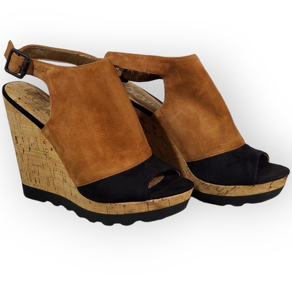 Sam Edelman Shoes - SOLD SOLD Sam Edelman Kenya Cork Peep Toe Wedges